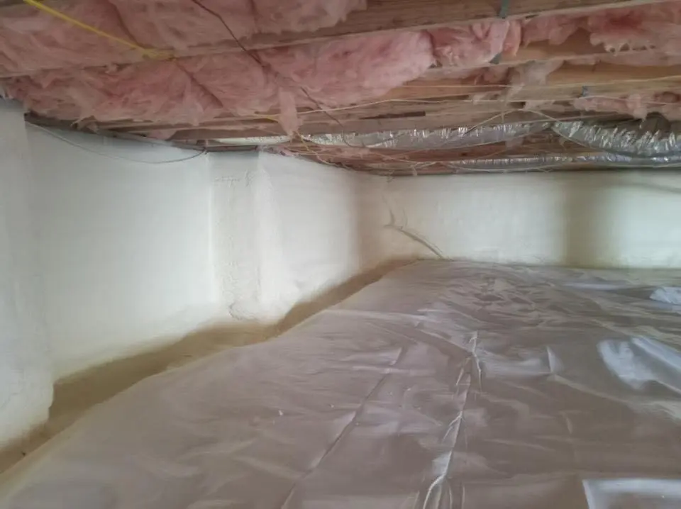 Crawl space encapsulation with closed-cell spray foam for Metal Roof Coating in Cheektowaga